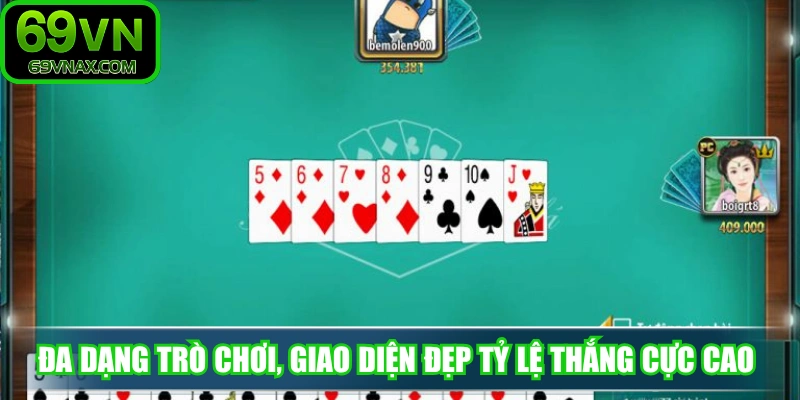 Đa dạng trò chơi, giao diện đẹp, tỷ lệ thắng cực cao 